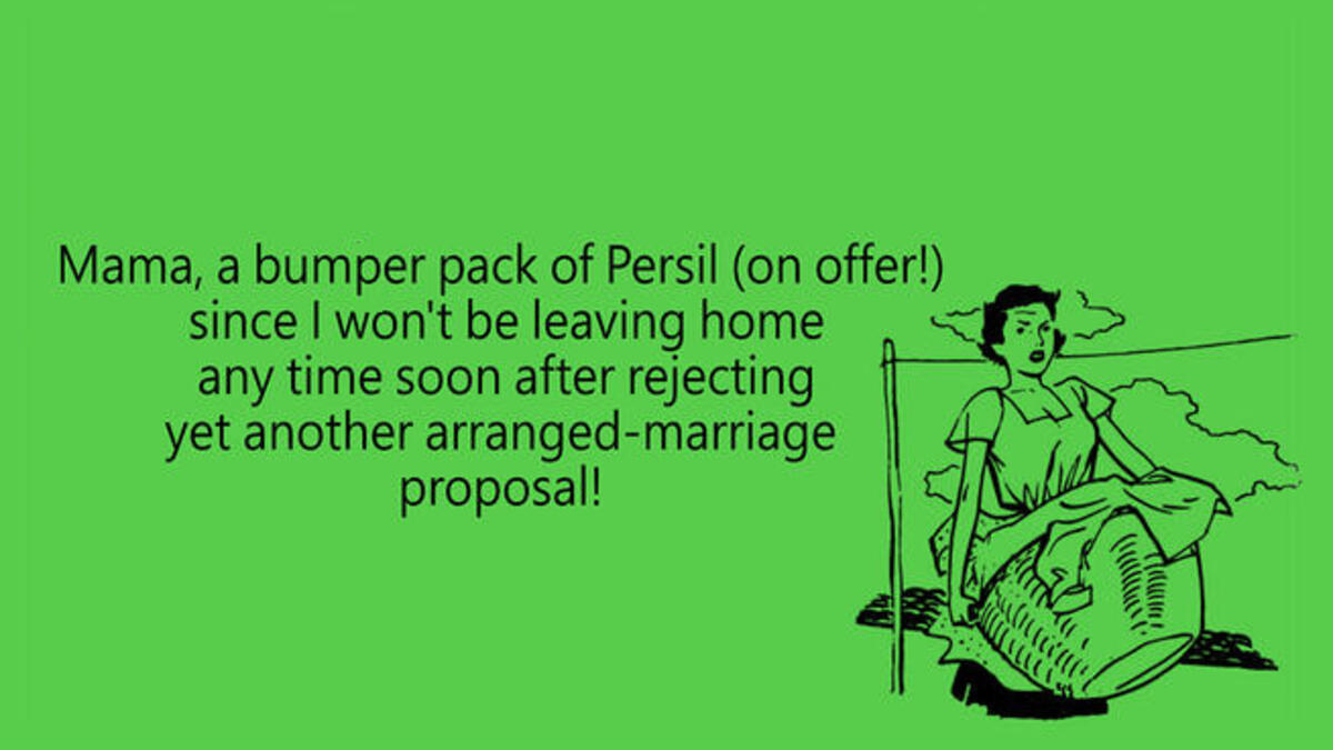 Arab Mother's Day parody cards