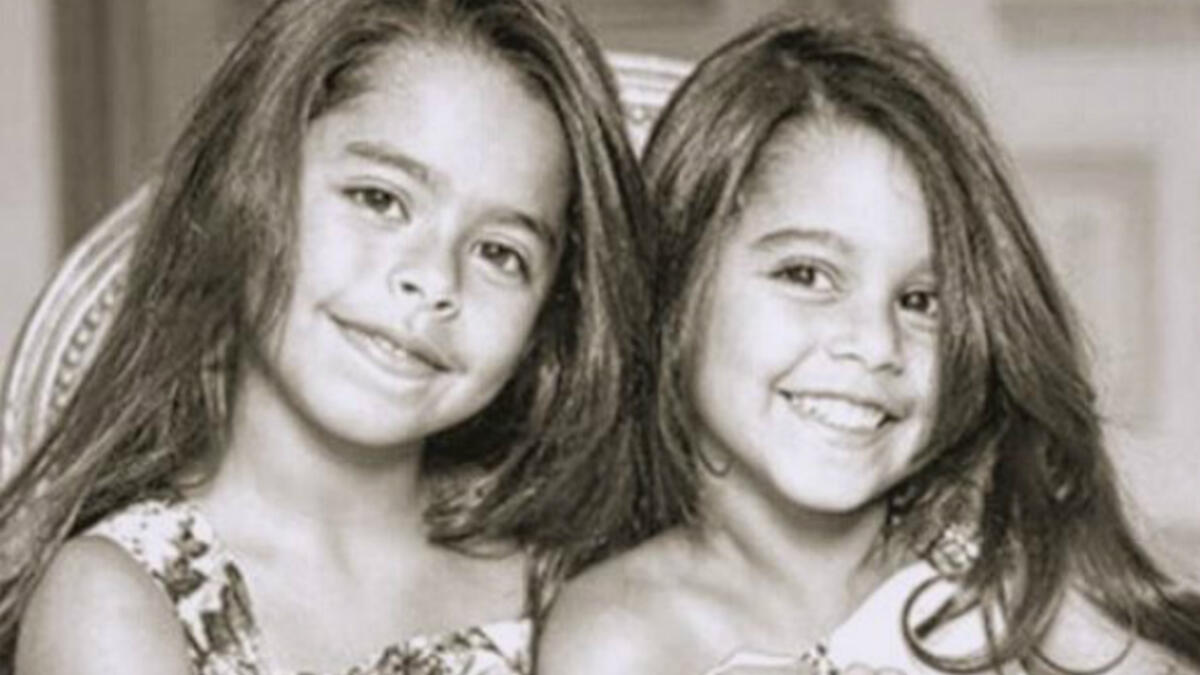 Sherine's daughters Mariam and Hana