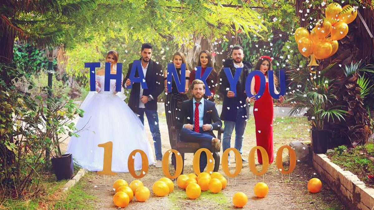 Andrawos Bassous celebrates hitting 1 million followers on his Facebook page. (Andrawos Bassous Photography/ Facebook)