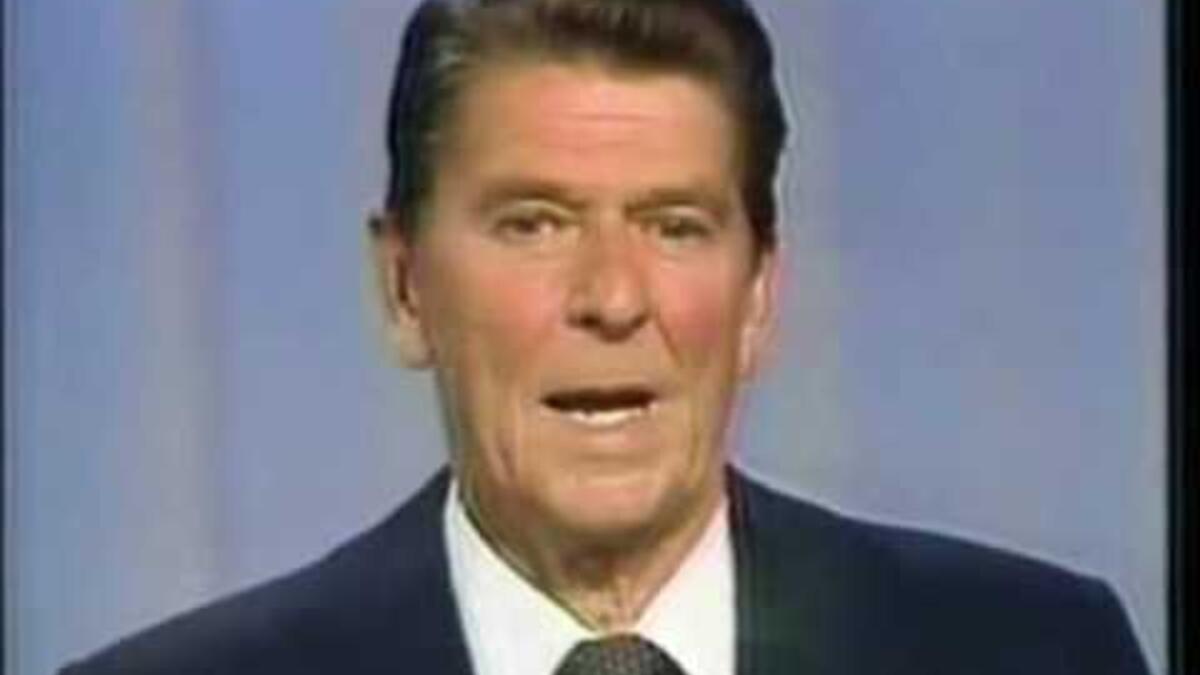 Ronald Reagan 1980 presidential debate Jimmy Carter president