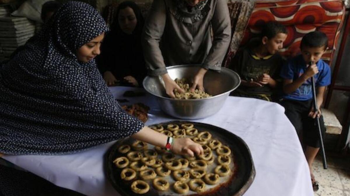 Palestine Eid dare cookies Gaza