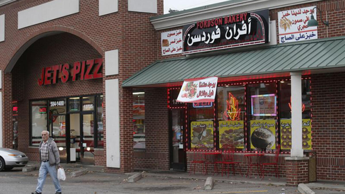 While Trump is at it, he might as well set up border checks around Michigan, since those guys are all Arab anyway! The Detroit metro area is home to a large Lebanese and Syrian immigrant community that dates back almost 100 years.