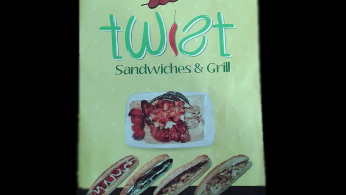twist restaurant menu