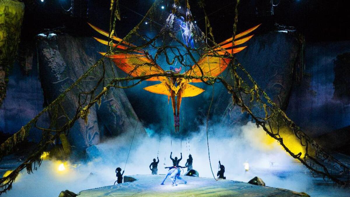 Cirque Du Soleil performs in Riyadh.(Twitter)