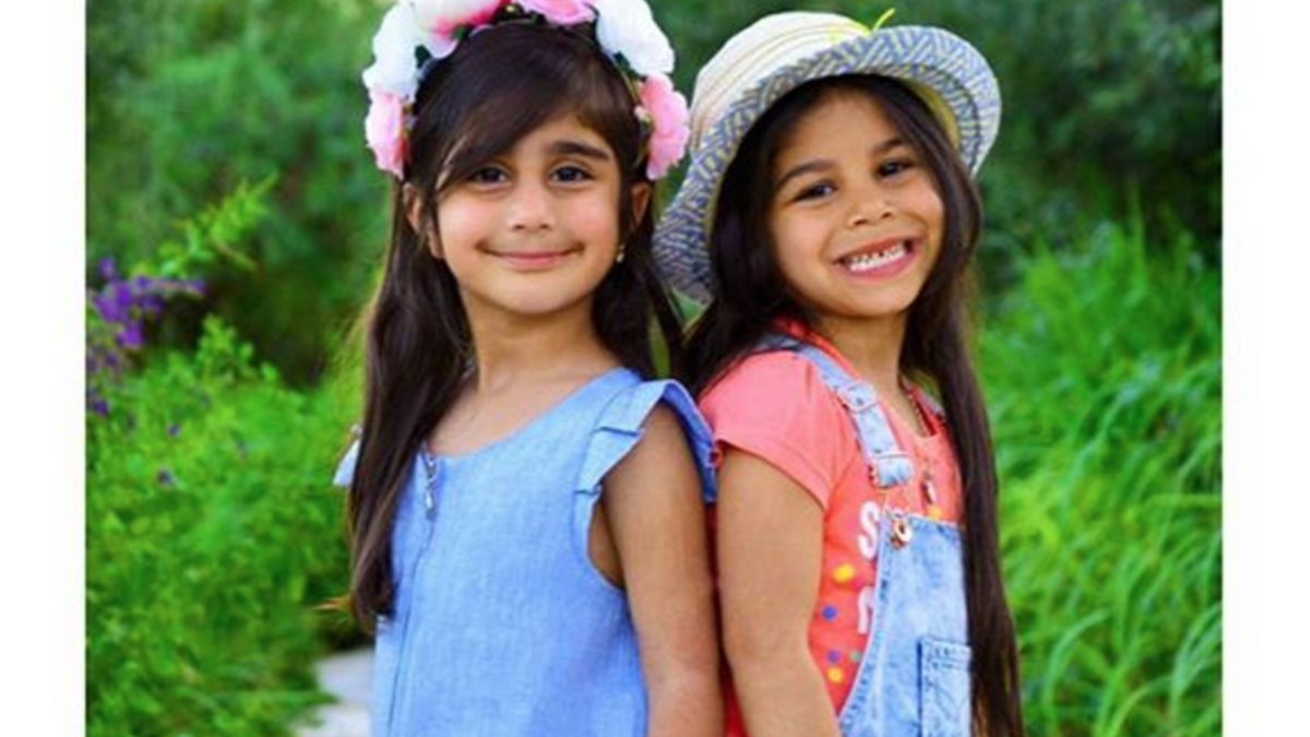 Even the little ones are making fashion statements in Arabia!