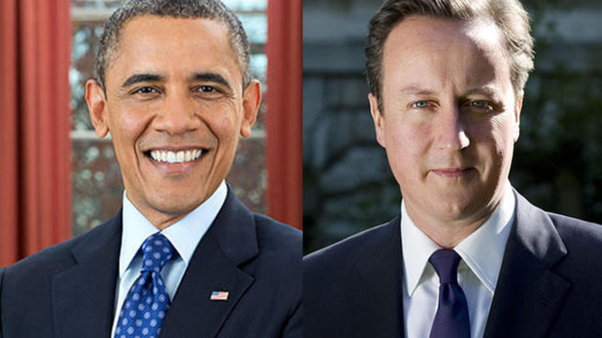 Barack Obama David Cameron