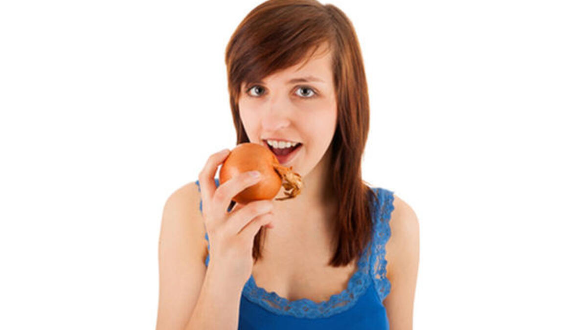 break your fast with an onion