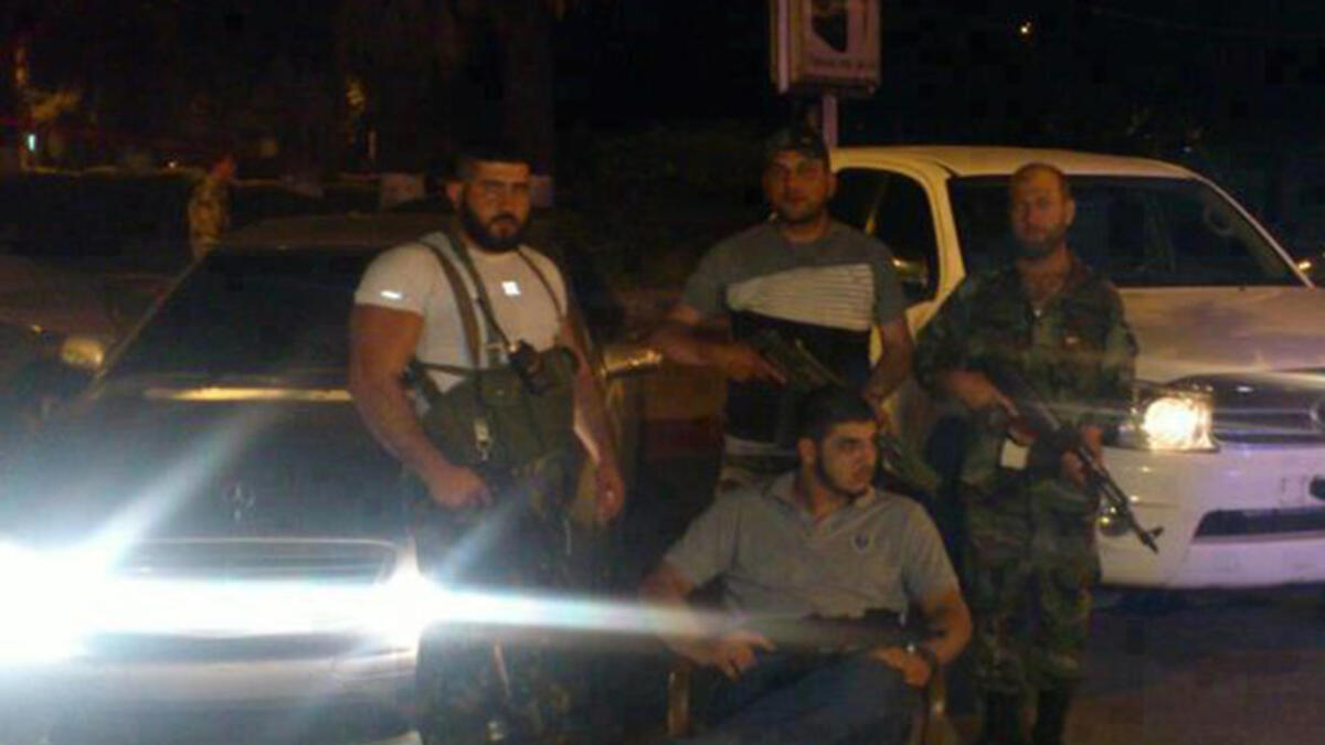 يعتبر سليمان هو الهم الأكبر أيضاً لمدينة اللاذقية حيث يتجول دائماً مع مجموعة من الرجال مرعبين سكان اللاذقية ويظهر بالصورة هنا وهو بين زمرته مرعبا المواطنين في الليل وسط الشارع قرب فندق "المريديان" باللاذقية.