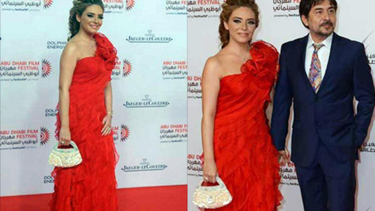 عابد فهد وزينة اليازجي في مهرجان أبو ظبي الدولي 2013