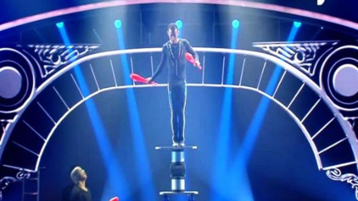 Hussein Rasmi balancing act for Arabs Got Talent Final