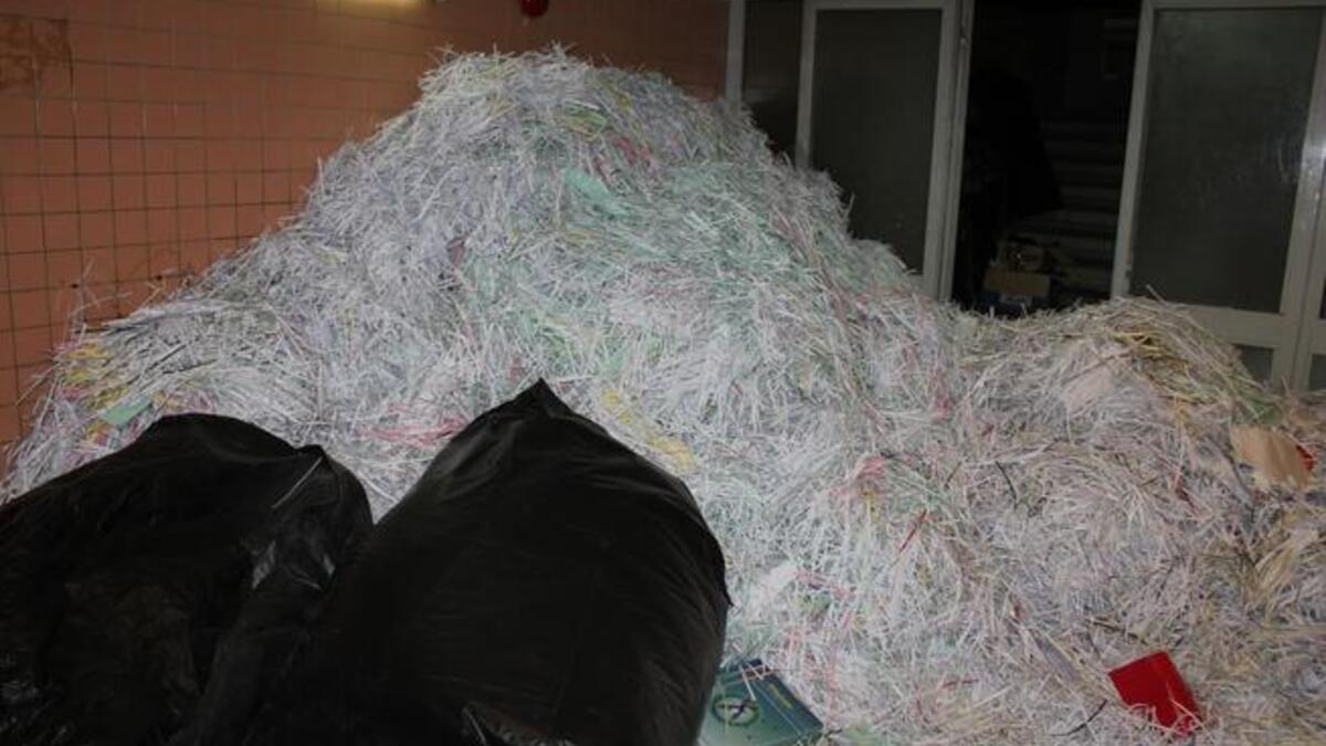 A stash of shredded classified documents now in shreds and paper pulp: Wikileaks allegedly extended their top specialized services to  the Egyptian people, offering to restore the seemingly beyond redemptive evidence, but were turned down.