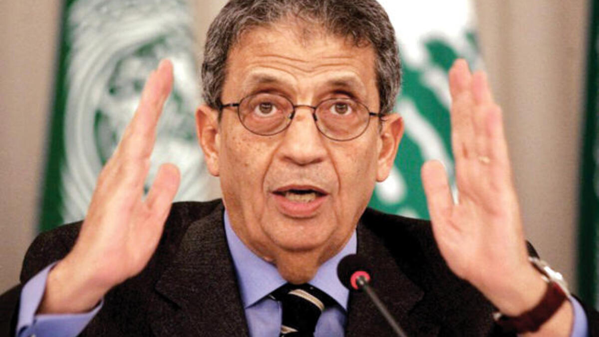 Amro Moussa Secretary General of the Arab League, 2010