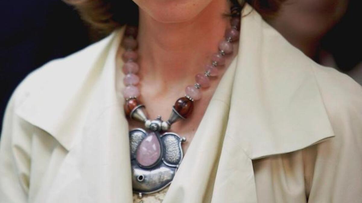 Fine jewels from a Paris workshop: Her email track record showed ostentatious signs of her silver-spooned upbringing jewelry. In July, she wrote to a cousin asking for specific jeweled necklaces