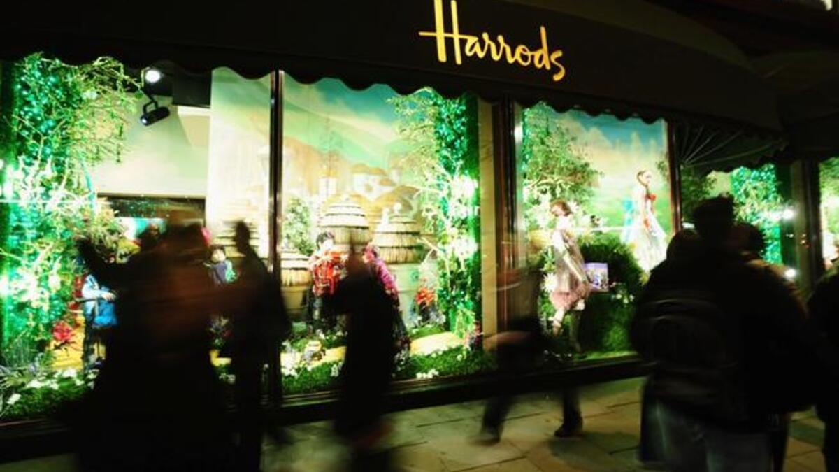 Harrods: She gravitated to her London roots as a regular spender at upmarket Harrods, where she in recent months shopped for offers on vases, which she had shipped. Perhaps suffering a case of retail therapy under stress.