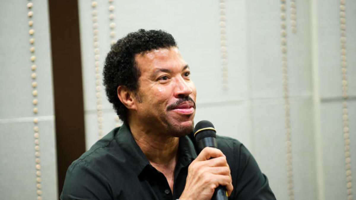 Lionel Richie- another suspect to the charge of taking blood stained money from Gaddafi.