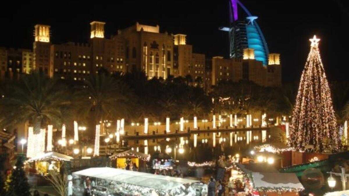 The UAE offers expatriate Christian workers a festive setting to mark their holiday away from home. In the Mideast, lamb is the traditional main dish, substituting the popular turkey tradition of the West. Commonly, regional turkeys are smaller in size, and many would be required to serve at family feasts, so lamb is the choice offering.