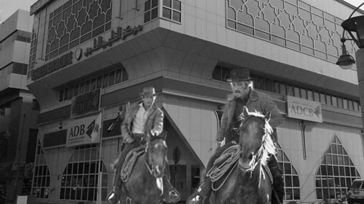 Bank robbery Abu Dhabi