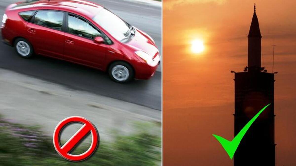 Don't drive like crazy, breaking all speed limits, or engine's capacity, to reach your 'Iftar'. Causing an accident or fatality will save you no time in reaching your destination. Do be on time for Iftar- it is very bad form to arrive late after the sun-down, when people have already started eating.