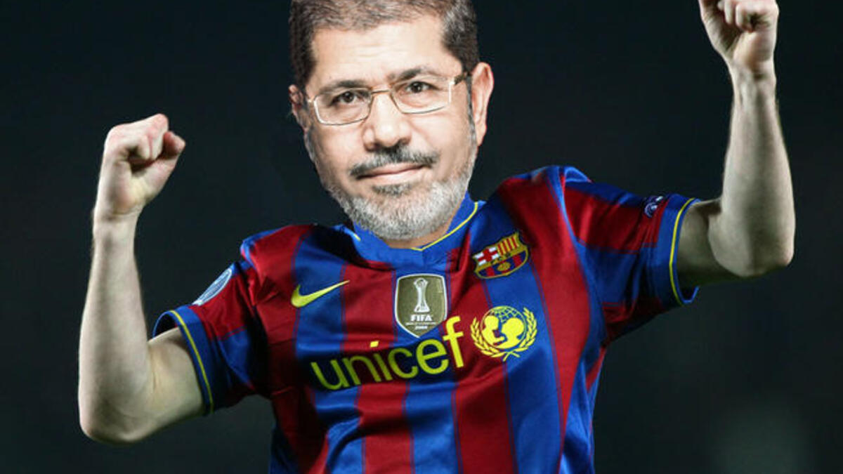 Mohammed Mursi is footballer Messi