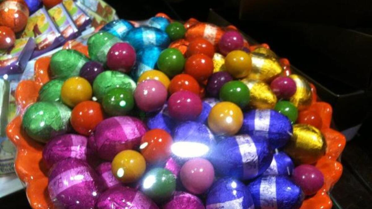 Chocolate eggs Jordan