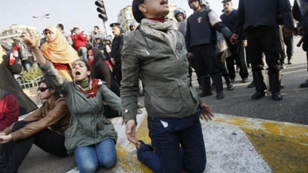 Screaming for change.