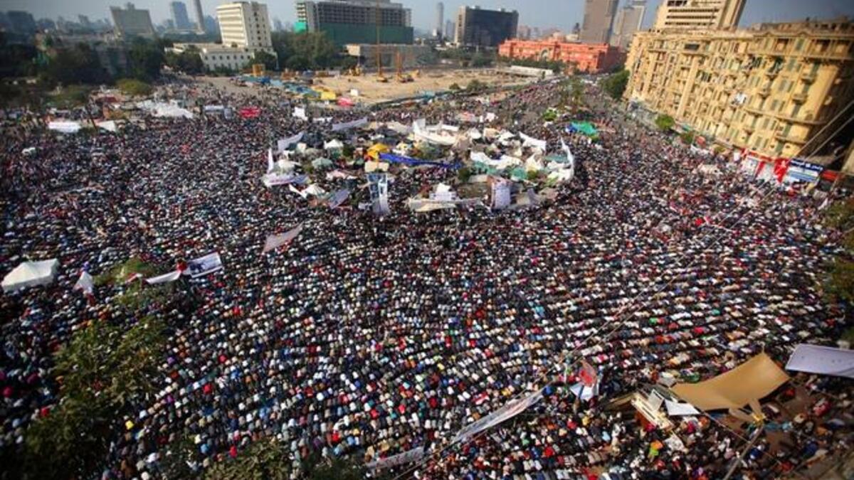 Caught between Tahrir and caretaker regime..There is a prominent dichotomy or a fraught binary between 
the powers that will be, even post-SCAF-  and the 'square': This tension or opposition can be reduced to the Radical left 
versus the right (or military and old guard restored).