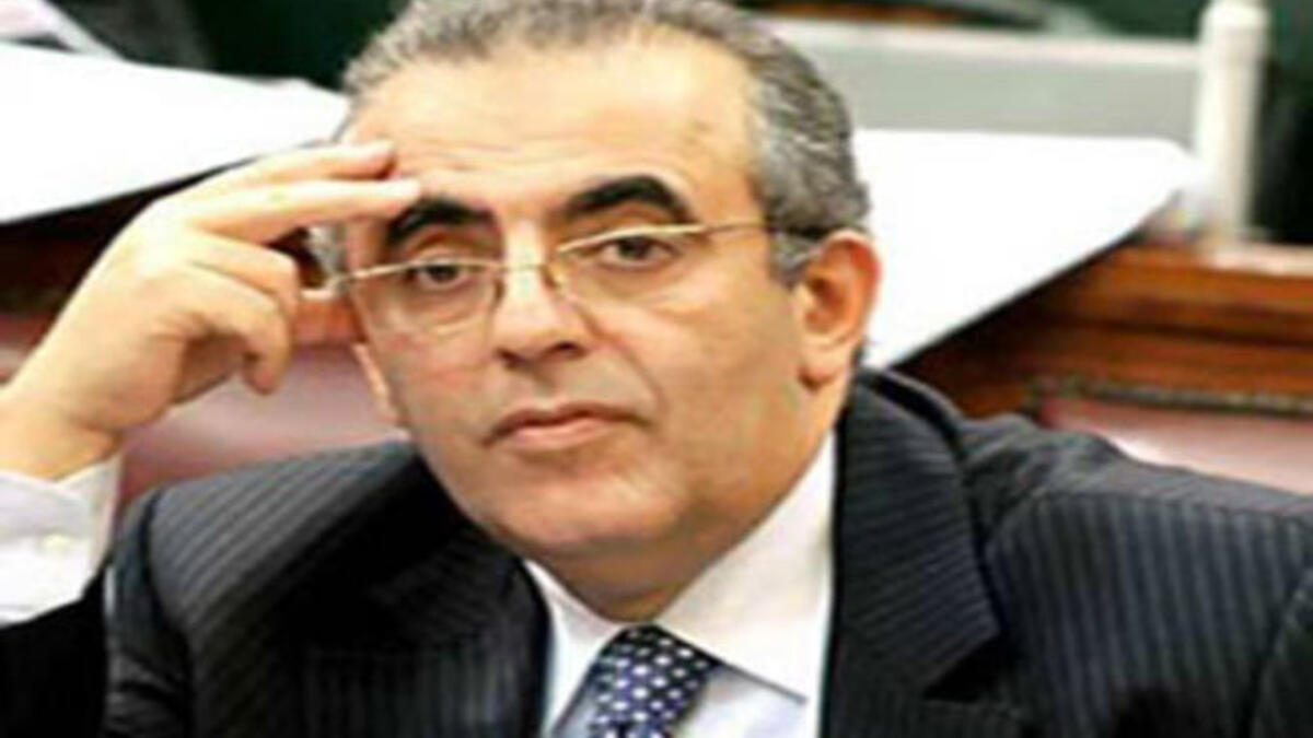Hatem Al-Jabaly, former MIinister for Health: commands the wealth of close to 12 billion Egyptian pounds.