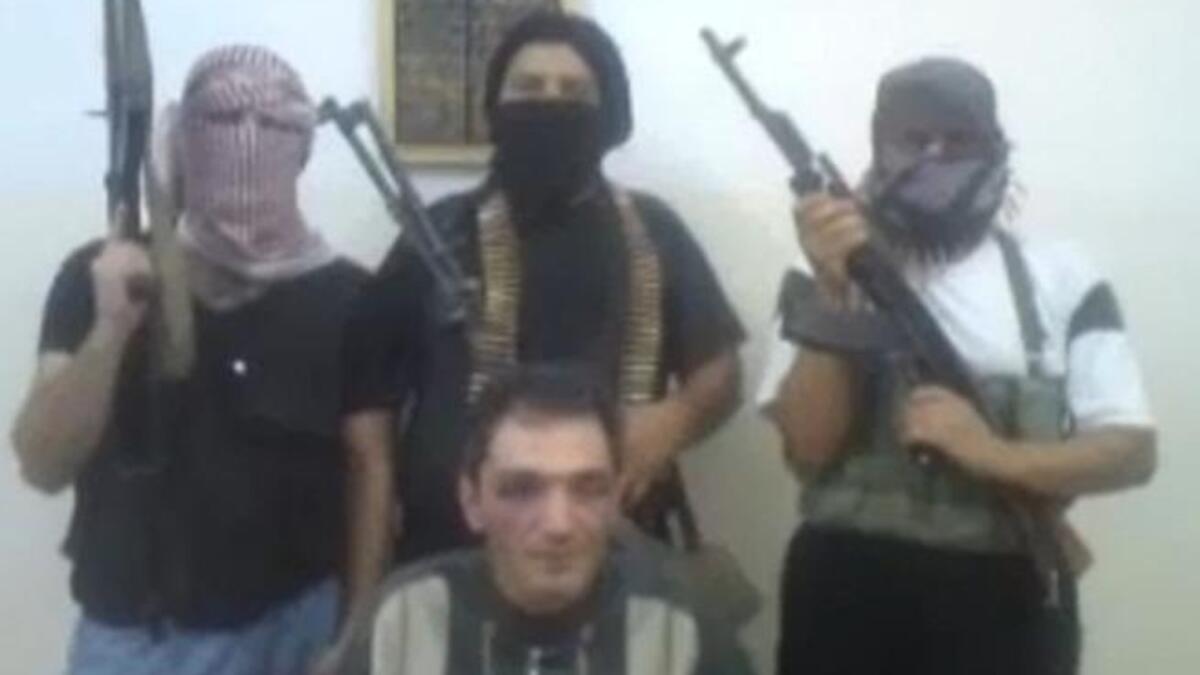 Hassan Salim al-Miqdad arrested by the FSA in Syria