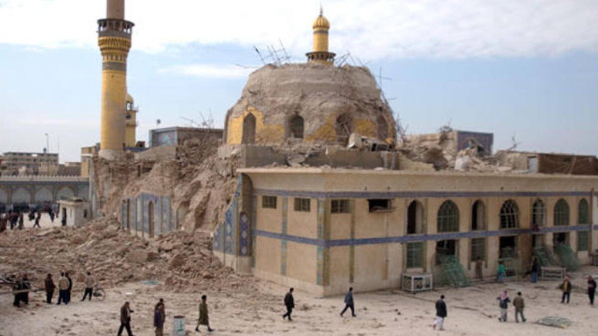 Al Aksari Mosque loses a once dazzling golden Dome and minarets