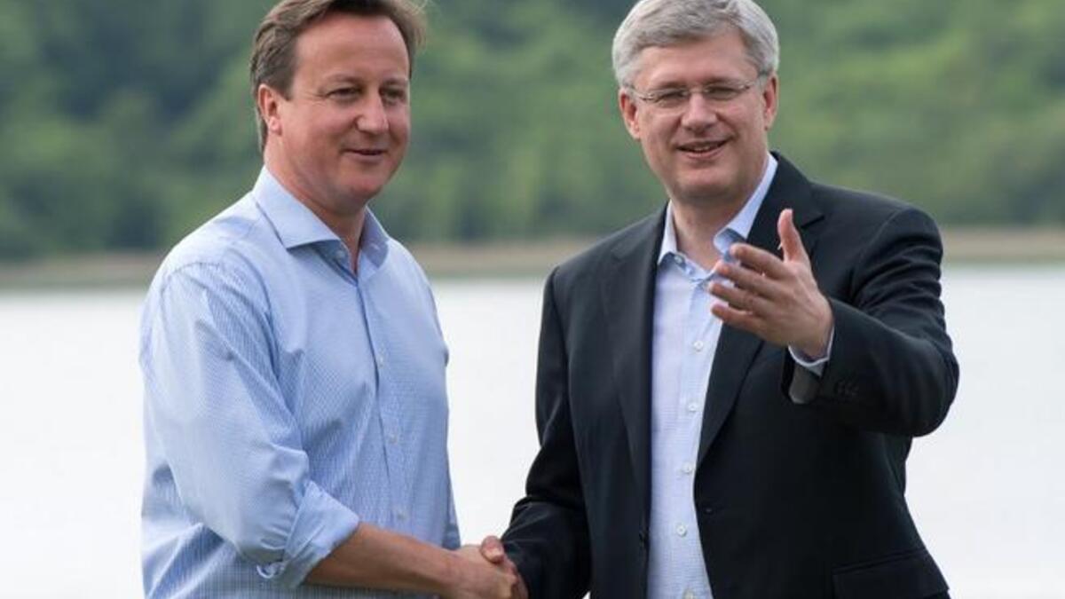 If you’re still holding on to the stereotype of Canada being a neutral country - STOP. Premier Stephen Harper has dug his claws into Putin and Syria on the eve of the G8. “Mr. Putin and his government are supporting the thugs of the Assad regime for their own reasons that I do not think are justifiable, and Mr. Putin knows my view on that.”