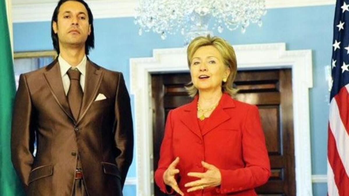 Mutassim Gaddafi - He met with U.S. Secretary of State Hillary Clinton, as his father’s national security advisor. Though one wonders if he can be trusted to represent his father after attempting to oust him once.