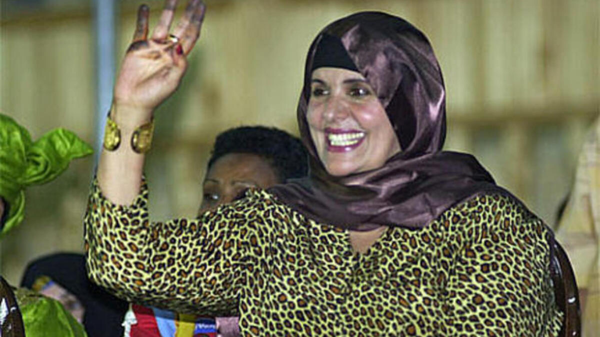 Safia al-Gaddafi: Gaddafi's second wife and mother of seven of his biological children. The couple also adopted a son and daughter, one,  Milad, who has survived.