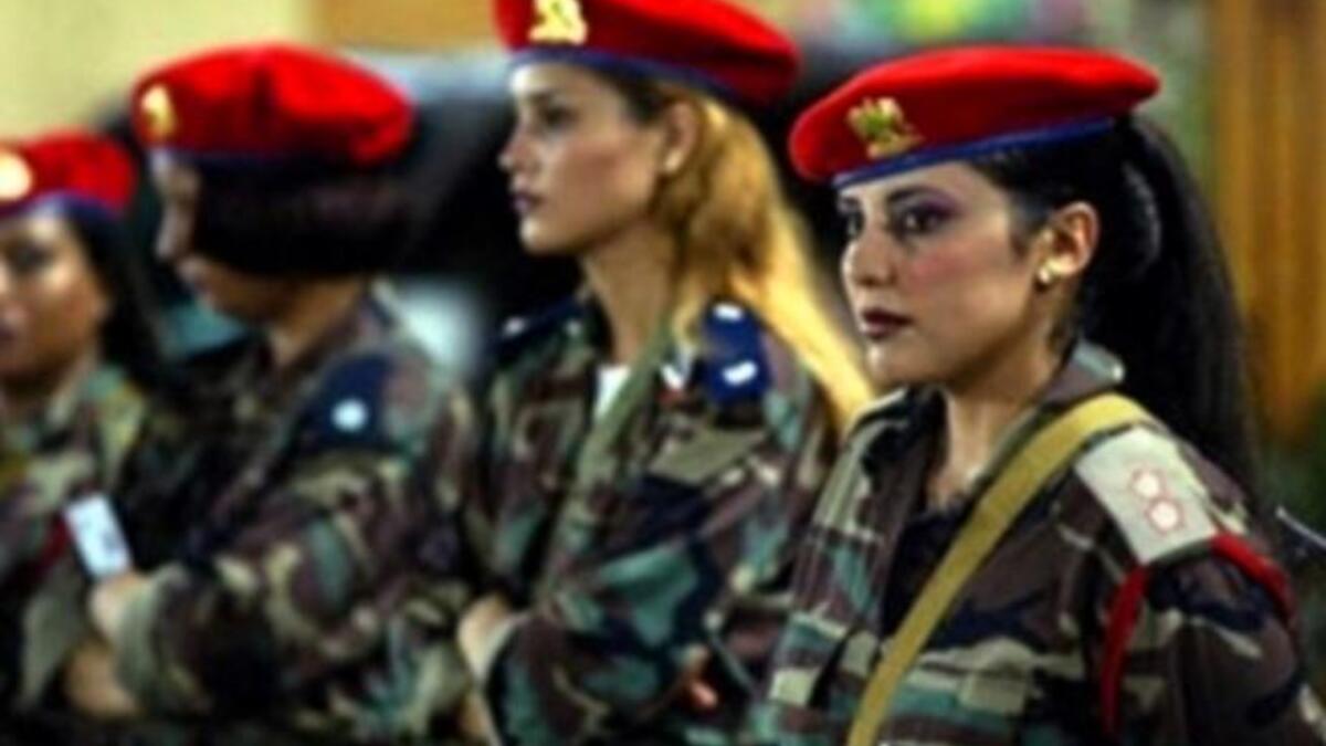 What happened to the inner sanctum, the last defense? Long gone, the Amazonian Guard, who probably defected because
rather than a gender-equality policy, their hire was more an aesthetic stunt, given that the Colonel liked to surround himself
with beauty. Gaddafi & sons raped & abused them before discarding any women they grew 'bored' with.