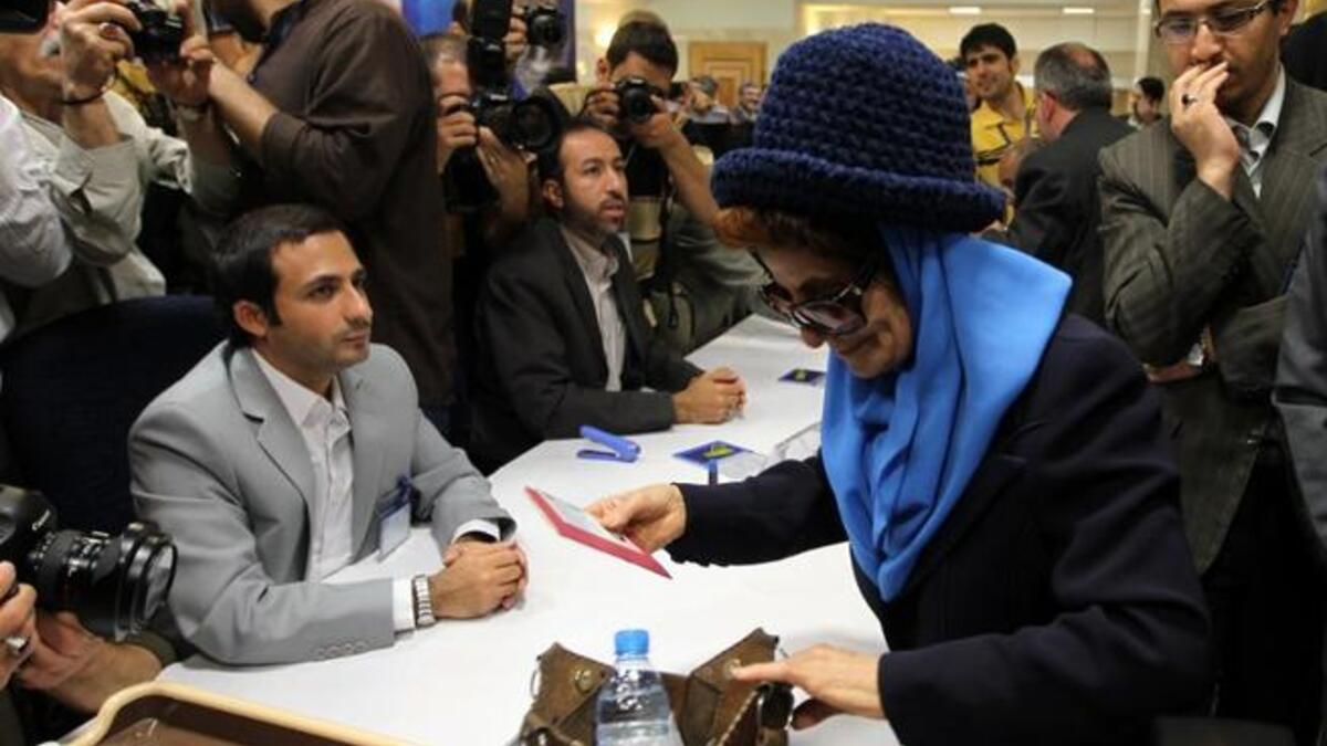 The chances of Atrat Kazemi making the final cut are slim but her candidacy is a sign that women haven’t been forgotten in Iranian politics.
