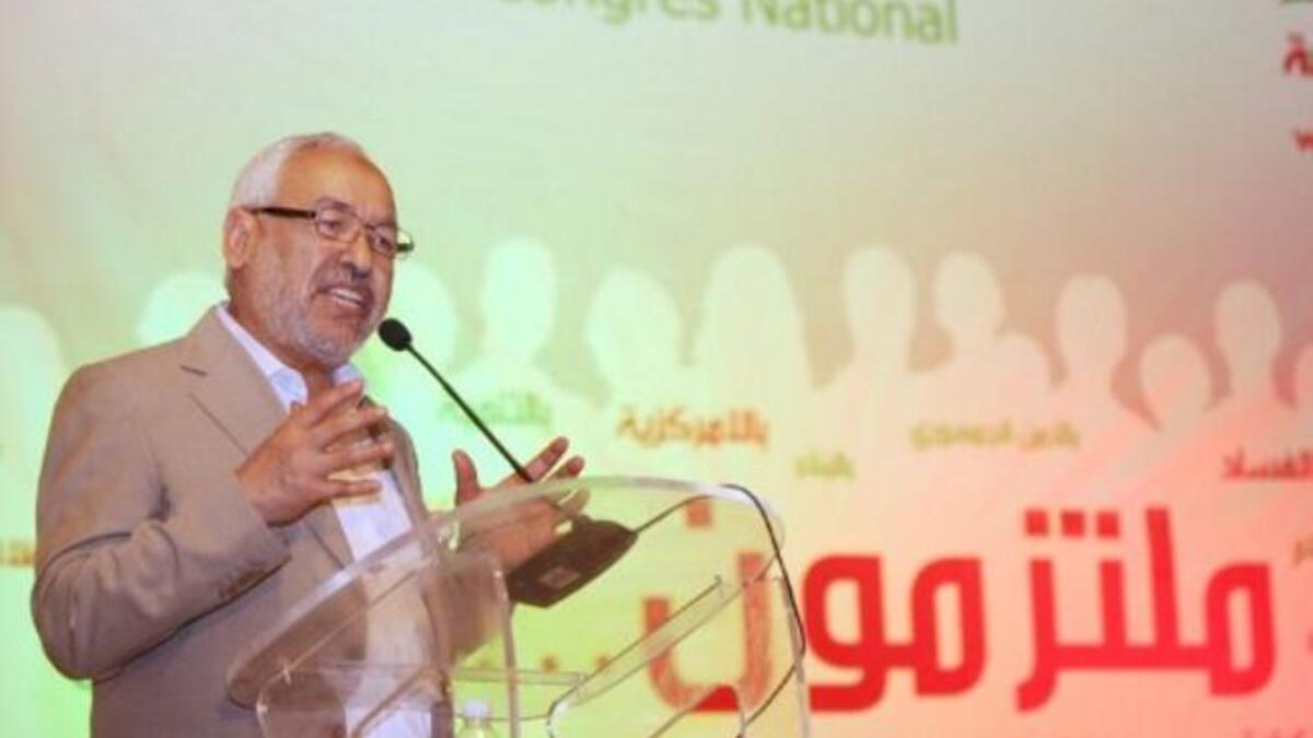 Tunisia's Rached Ghannouchi co-founder of Islamist Ennahda
