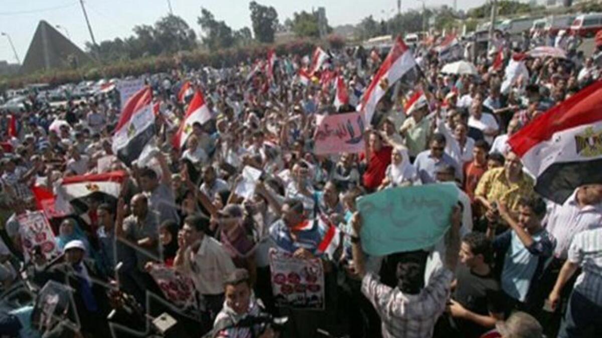 24 August Friday Egypt protest in backlash against Morsi's MB