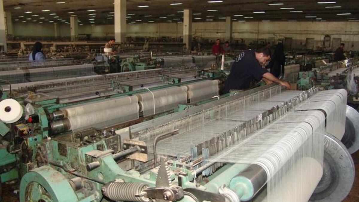 Cotton factory workers