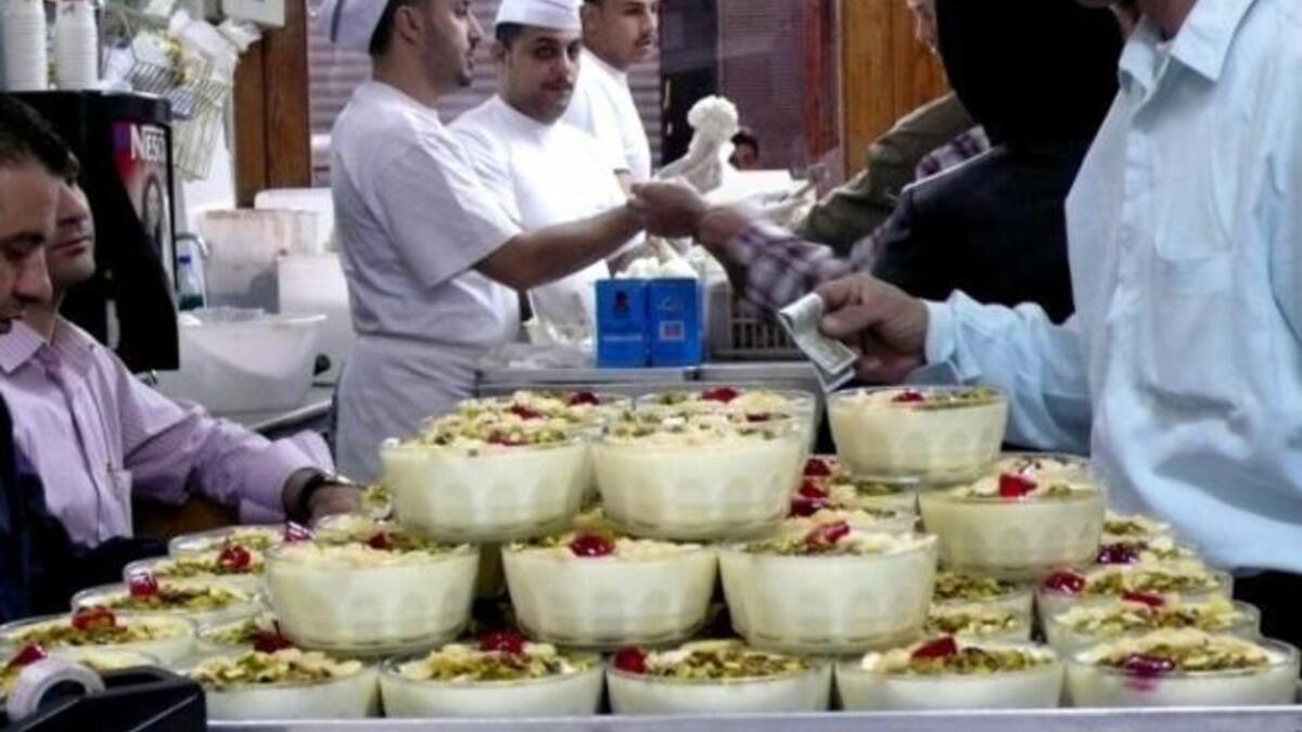 Arabic ice-cream man