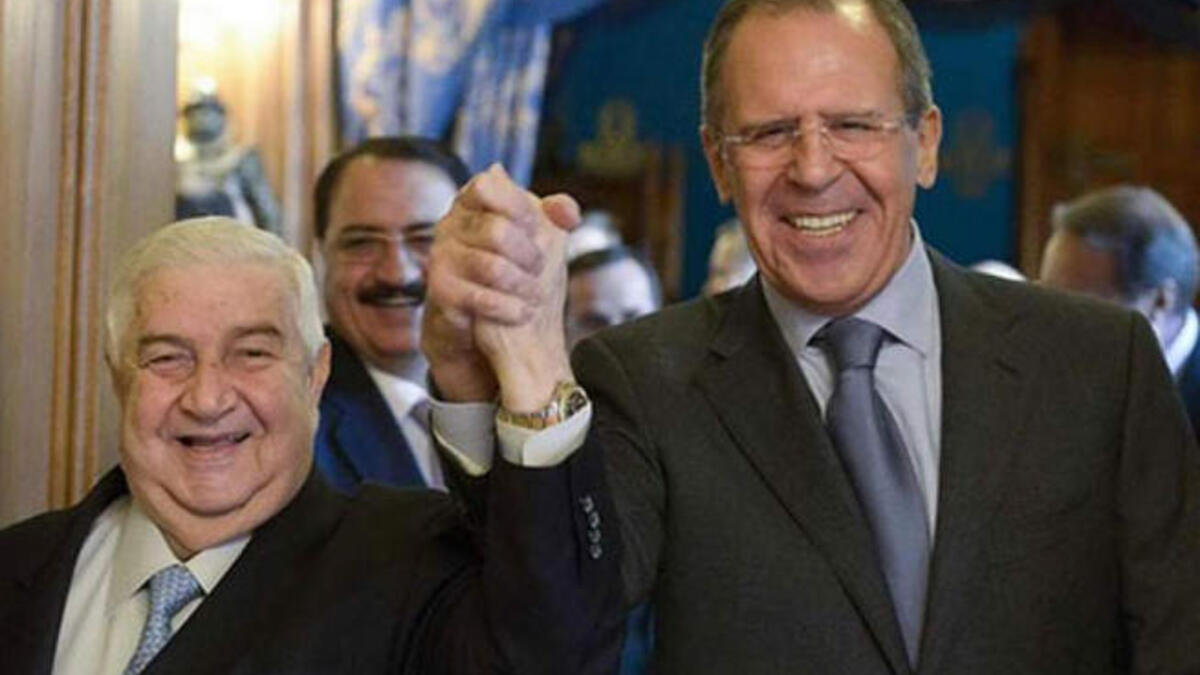 lavrov and walid al muallim