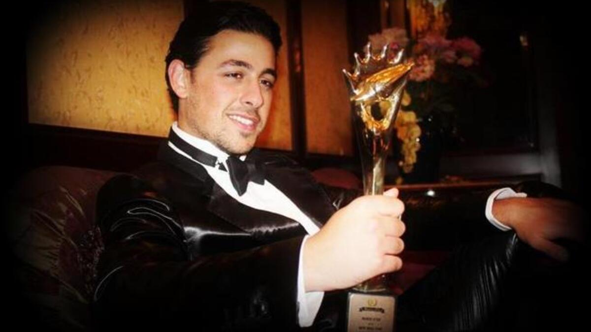 Mansour Zayed's award at Murex D'or