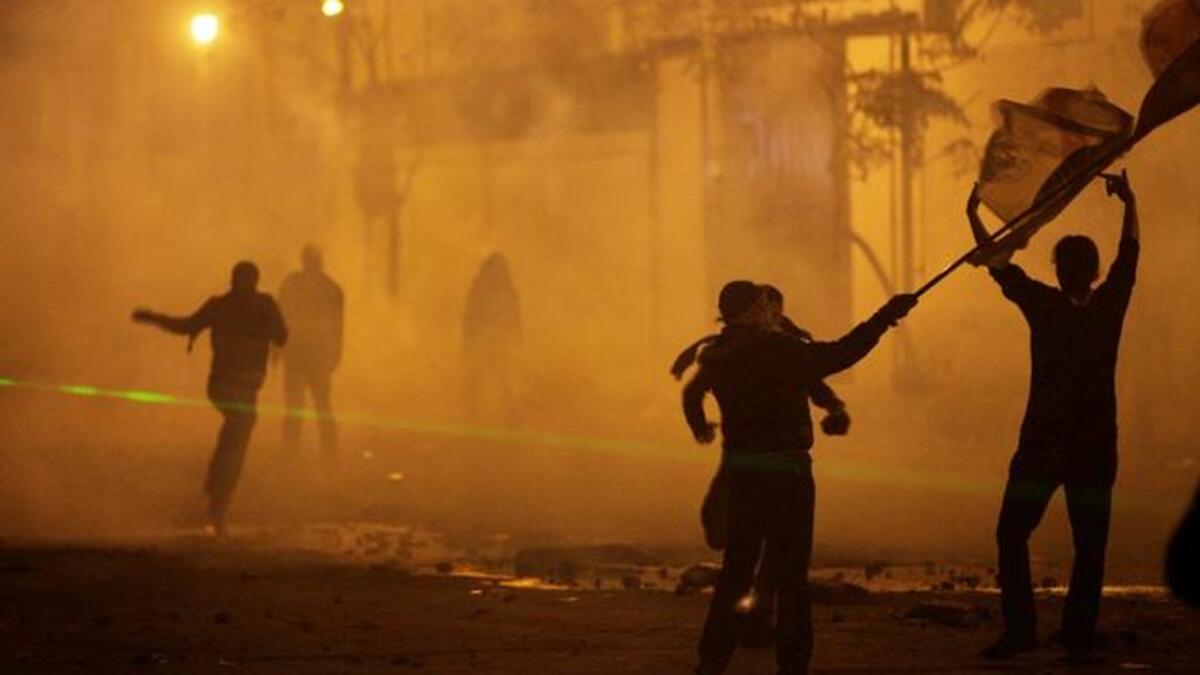 Egypt's fog of continuous protests.