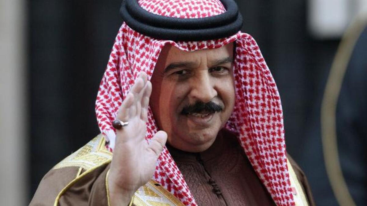 King Hamad bin Isa Al Khalifa of Bahrain.