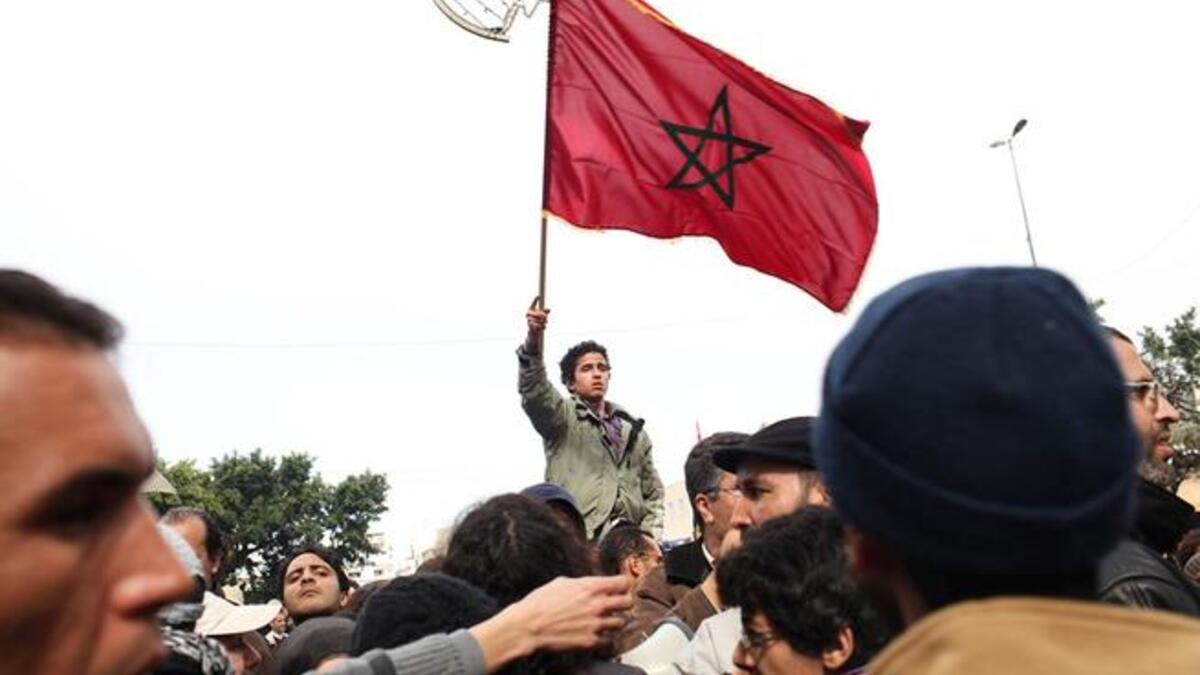 Morocco finds its swing in protests, 2012.
