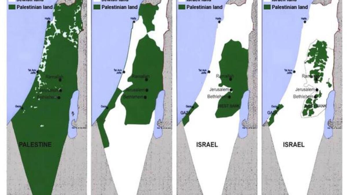 The settlement status quo and belligerent behavior of late belies these isolated acts of peace-seeking.  A staunch message
from Netanyahu's rebuttal speech: would 'never' revert back to the pre-67 borders.  Settlements as Ma'ale Adumim are
located controversially on the fringe of Jerusalem.