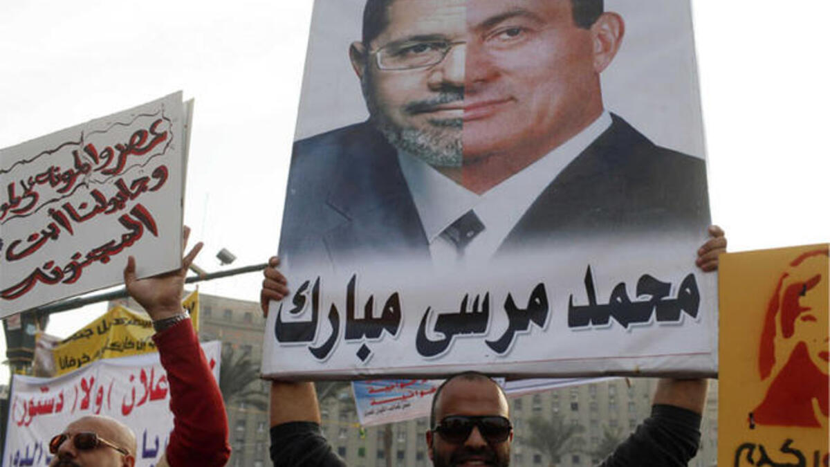 morsi new mubarak