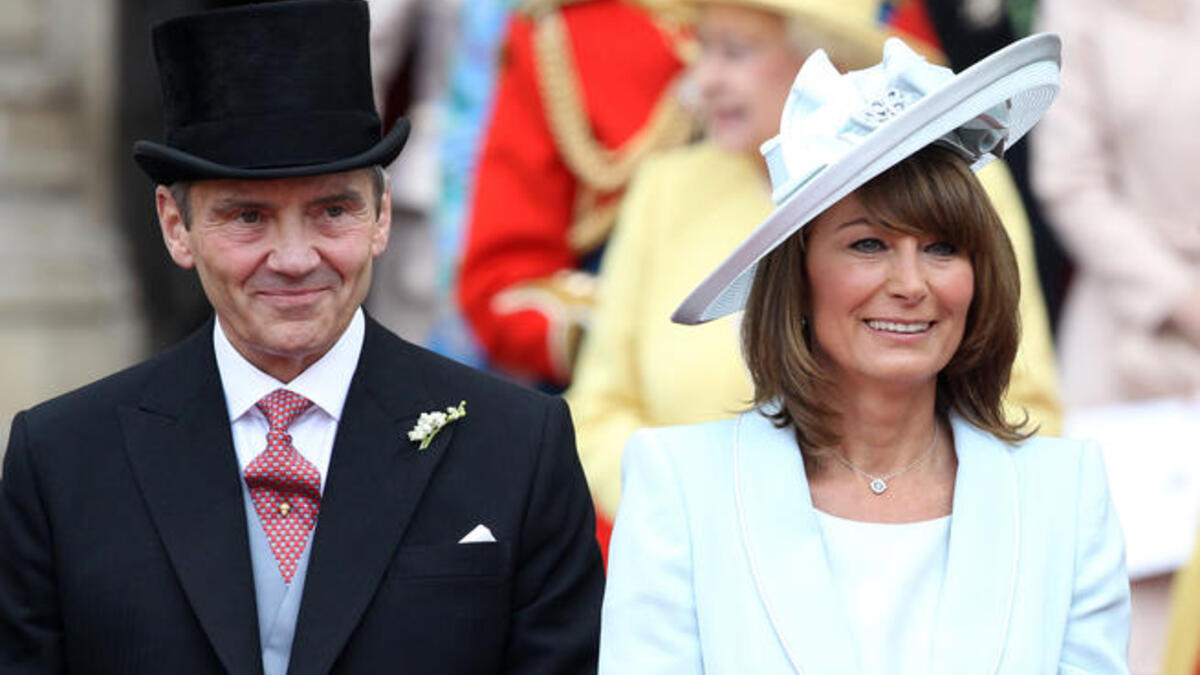 Father and Mother of the Blushing Bride: Carol and Michael Middleton both once in the air industry, flying now high in Royal Wedding bliss, having landed in a much better position than their self-made family business affluence might have taken them.