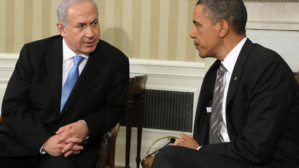 Bibi Netanyahu and Barack Obama