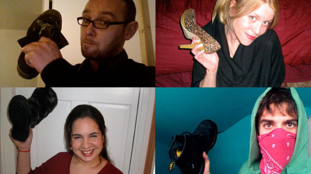 thank you for throwing your shoe