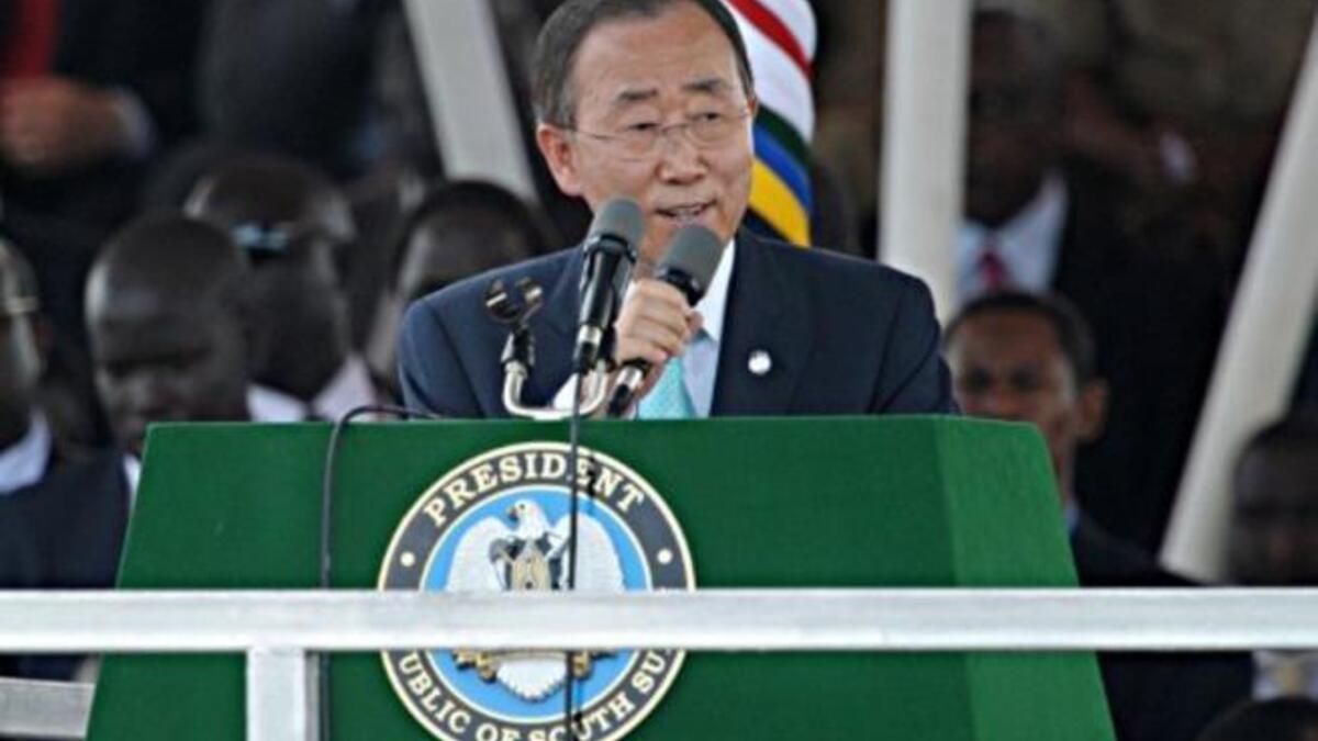 The Secretary General of the United Nations, Ban Ki Moon.