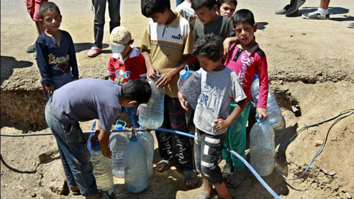 Syrian refugees in lebanon